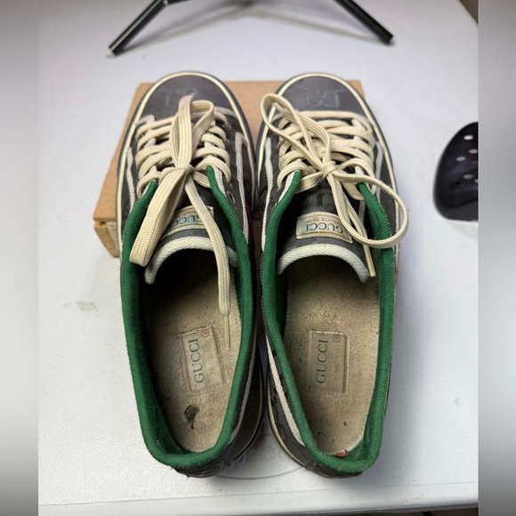 Gucci Tennis 1977 Off the Grid Low 'Grey' Men's Sz 9 - Picture 11 of 14
